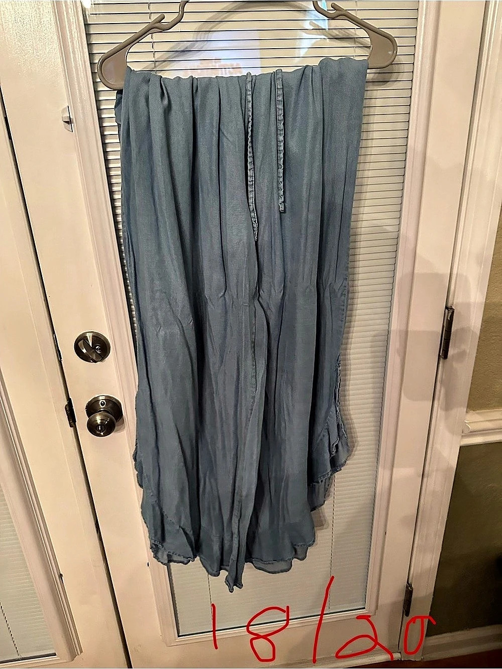 Pleated pants in Blue